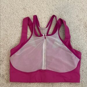 Lululemon Ready,‎ Set, Sweat Bra High Neck Pink Rasberry Women's Size 8